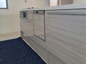 静岡キッチン取付け隊　ガスオーブンを後付　施工前